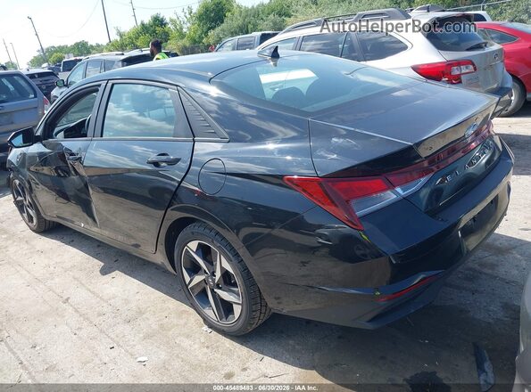 KMHLS4AG5PU507193 2023 HYUNDAI ELANTRA Black უკანა მარცხენა