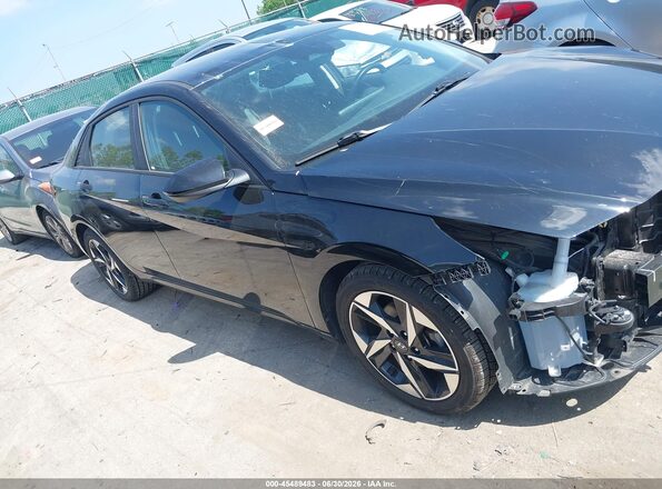 KMHLS4AG5PU507193 2023 HYUNDAI ELANTRA Black სალონის 360-გრადუსიანი ხედი