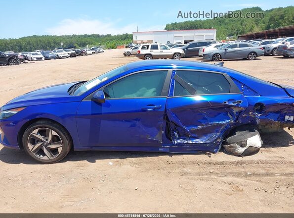 KMHLS4AG6PU487391 2023 HYUNDAI ELANTRA Blue Vista interior de 360 grados