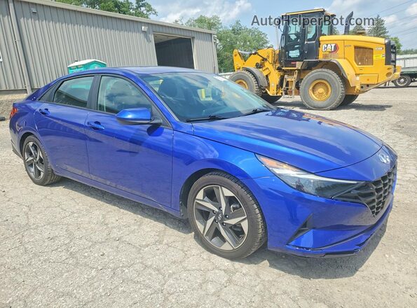 KMHLS4AG6PU573039 2023 HYUNDAI ELANTRA Blue Առջևի աջ