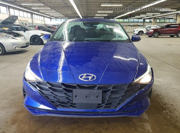 KMHLS4AG7MU187368 2021 HYUNDAI ELANTRA Синий Вид спереди
