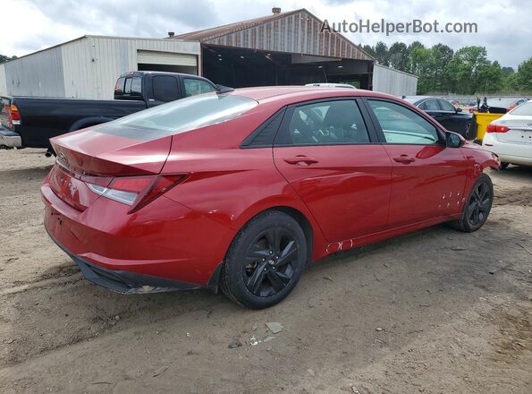 KMHLS4AG7NU217566 2022 HYUNDAI ELANTRA Red Tył prawy