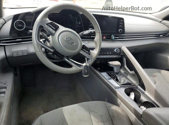 KMHLS4AG7NU217566 2022 HYUNDAI ELANTRA Red Widok deski rozdzielczej