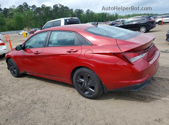 KMHLS4AG7NU217566 2022 HYUNDAI ELANTRA Red Tył lewy