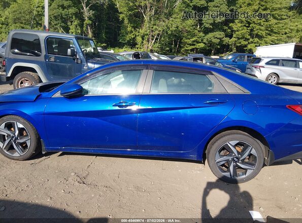 KMHLS4AG7PU418709 2023 HYUNDAI ELANTRA Blue Панорамний вид салону 360°