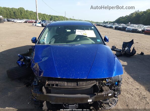 KMHLS4AG7PU418709 2023 HYUNDAI ELANTRA Blue Вид щитка приладів