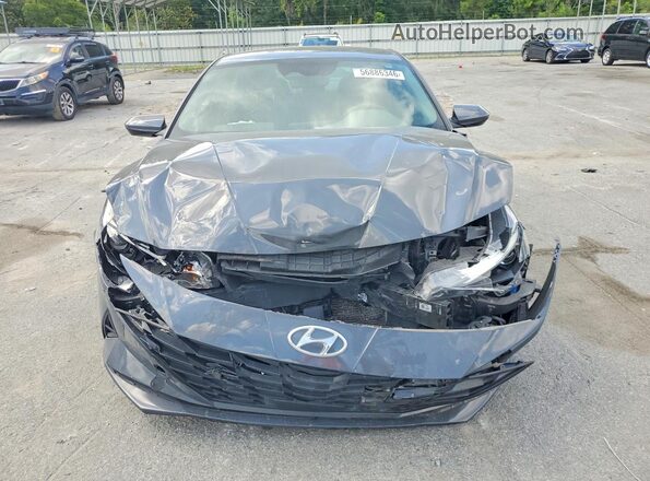 KMHLS4AG7PU570389 2023 HYUNDAI ELANTRA Gray Вид спереду
