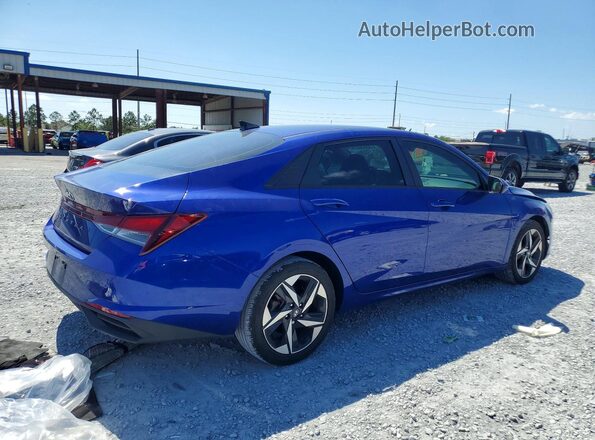 KMHLS4AG7PU579965 2023 HYUNDAI ELANTRA Blue Հետևի աջ