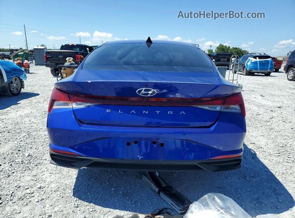 KMHLS4AG7PU579965 2023 HYUNDAI ELANTRA Blue Հետևի տեսք