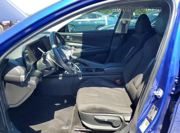 KMHLS4AG7PU579965 2023 HYUNDAI ELANTRA Blue Սալոնի դիմացի տեսք