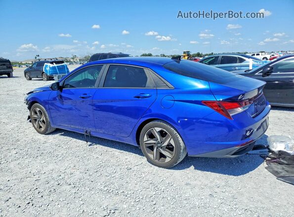 KMHLS4AG7PU579965 2023 HYUNDAI ELANTRA Blue Հետևի ձախ