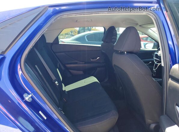 KMHLS4AG7PU579965 2023 HYUNDAI ELANTRA Blue Հետևի նստատեղերի տեսք