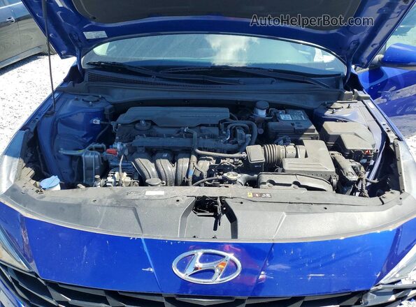 KMHLS4AG7PU579965 2023 HYUNDAI ELANTRA Blue Սալոնի հետևի տեսք