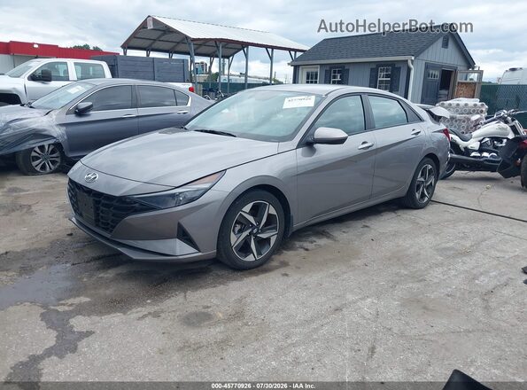 KMHLS4AG7PU598192 2023 HYUNDAI ELANTRA Gray Vista tres cuartos delantera izquierda