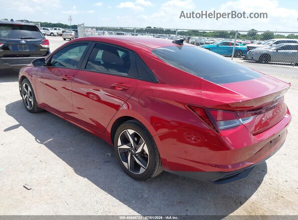 KMHLS4AG7PU611295 2023 HYUNDAI ELANTRA Red უკანა მარცხენა