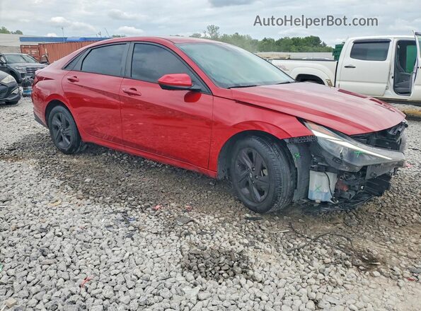 KMHLS4AG8MU211709 2021 HYUNDAI ELANTRA Красный Передняя правая четверть