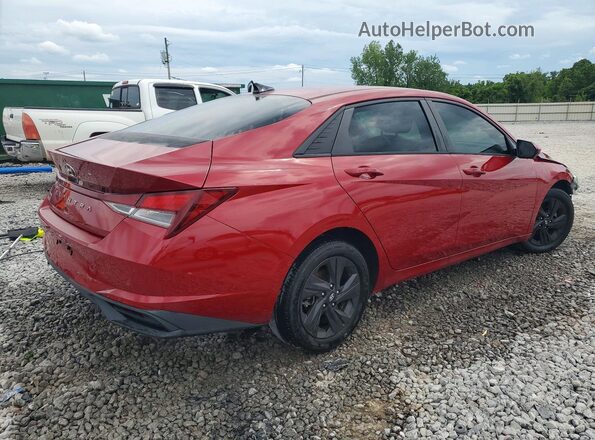 KMHLS4AG8MU211709 2021 HYUNDAI ELANTRA Красный Задняя правая четверть