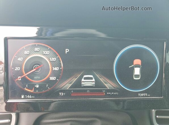 KMHLS4AG8MU211709 2021 HYUNDAI ELANTRA Красный Вид щитка приборов