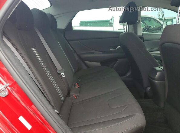 KMHLS4AG8MU211709 2021 HYUNDAI ELANTRA Красный Вид задних сидений