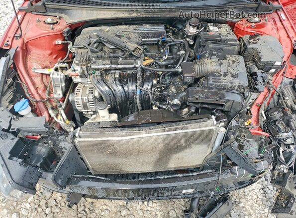 KMHLS4AG8MU211709 2021 HYUNDAI ELANTRA Красный Вид задней части салона