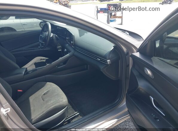 KMHLS4AG8NU367380 2022 HYUNDAI ELANTRA Gray Widok wnętrza z przodu