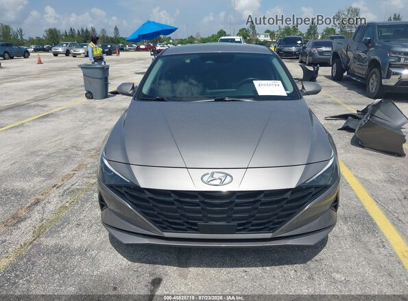 KMHLS4AG8NU367380 2022 HYUNDAI ELANTRA Gray Widok wnętrza z tyłu