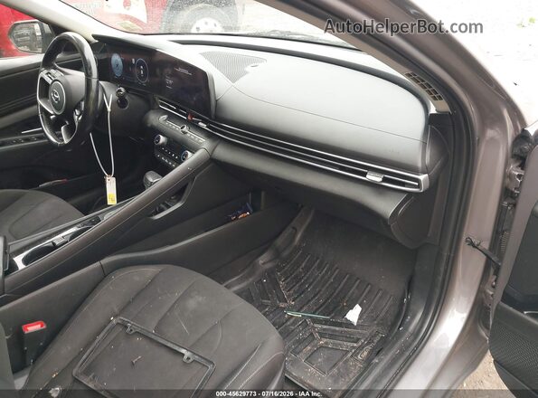 KMHLS4AG8PU404334 2023 HYUNDAI ELANTRA Серый Вид салона спереди