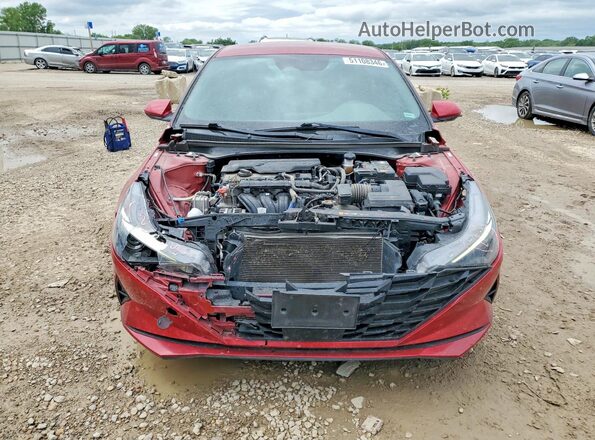 KMHLS4AG8PU435910 2023 HYUNDAI ELANTRA Red Front view