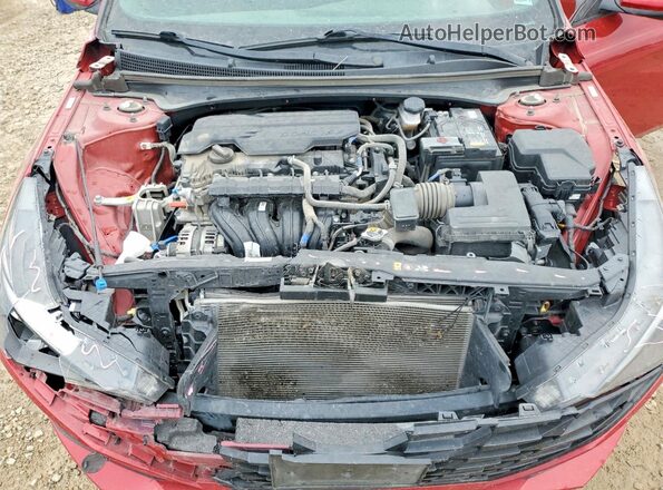 KMHLS4AG8PU435910 2023 HYUNDAI ELANTRA Red Rear interior view