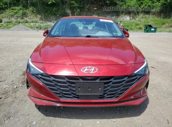 KMHLS4AG8PU617946 2023 HYUNDAI ELANTRA Red Вид спереду