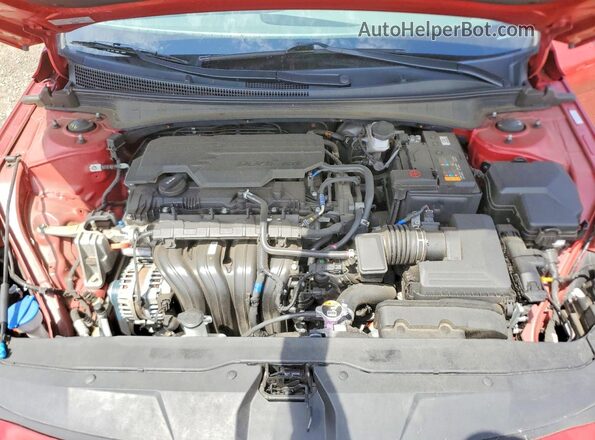 KMHLS4AG8PU617946 2023 HYUNDAI ELANTRA Red Вид задньої частини салону