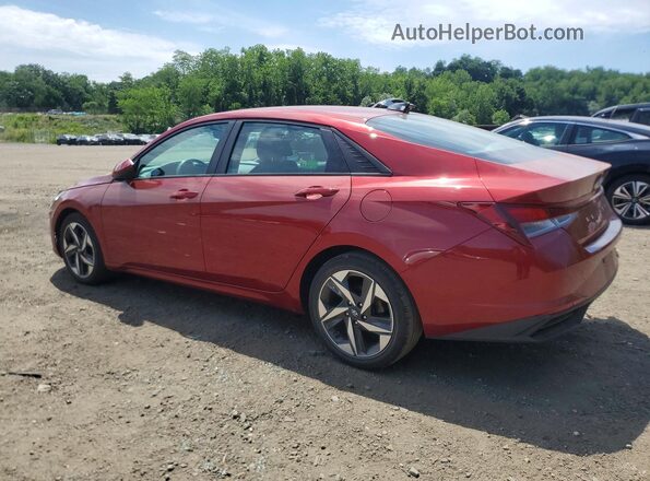 KMHLS4AG8PU617946 2023 HYUNDAI ELANTRA Red Задня ліва чверть