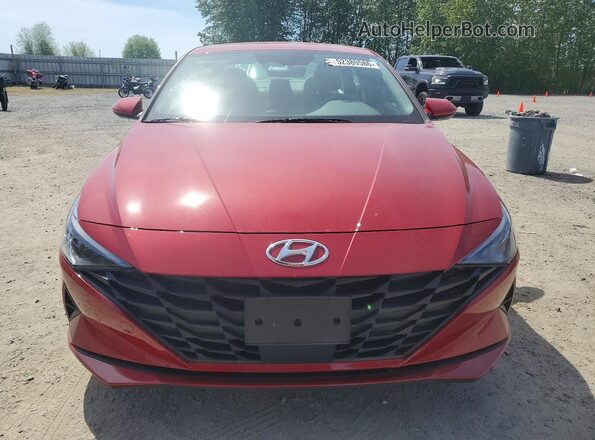 KMHLS4AG9MU063294 2021 HYUNDAI ELANTRA Красный Вид спереди