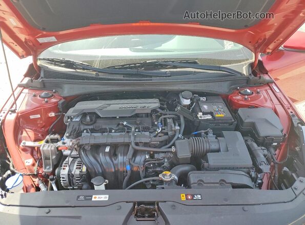 KMHLS4AG9MU063294 2021 HYUNDAI ELANTRA Красный Вид задней части салона