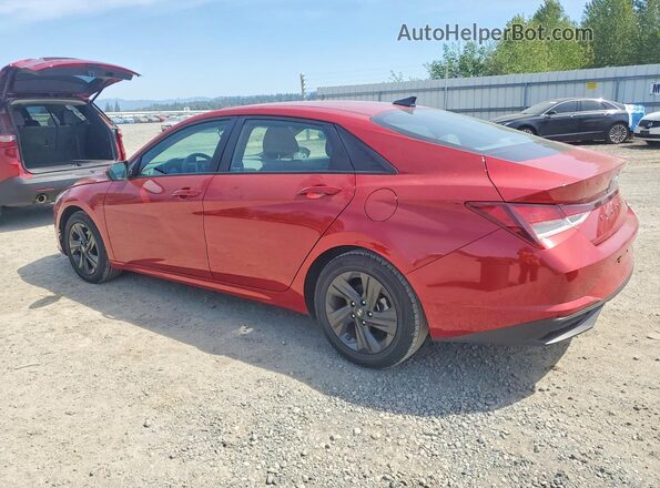 KMHLS4AG9MU063294 2021 HYUNDAI ELANTRA Красный Задняя левая четверть