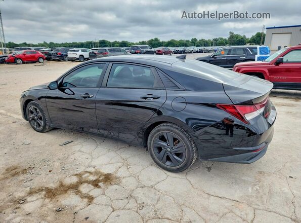 KMHLS4AG9MU069600 2021 HYUNDAI ELANTRA Черный Задняя левая четверть