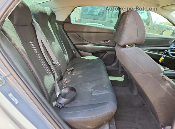 KMHLS4AG9MU101543 2021 HYUNDAI ELANTRA Gray Հետևի նստատեղերի տեսք