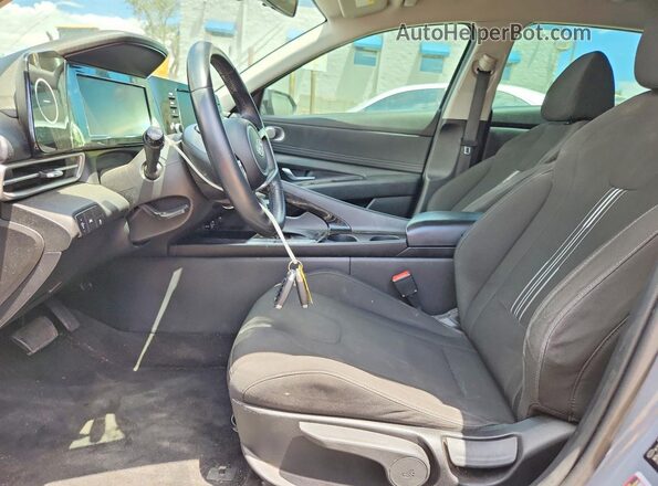 KMHLS4AG9MU101543 2021 HYUNDAI ELANTRA Gray Սալոնի դիմացի տեսք