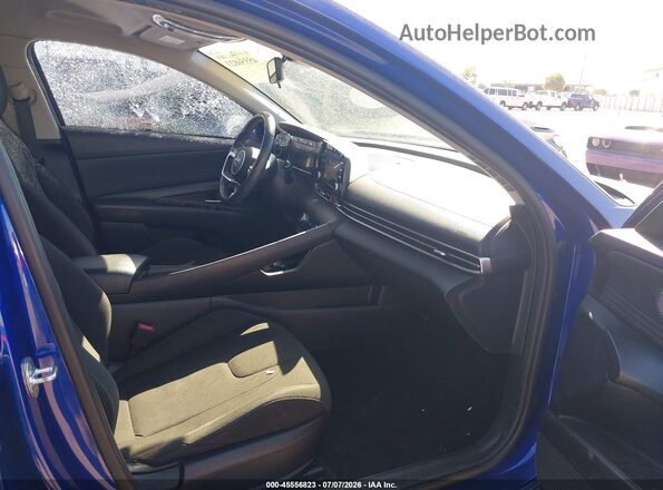 KMHLS4AG9MU184794 2021 HYUNDAI ELANTRA Blue Widok wnętrza z przodu