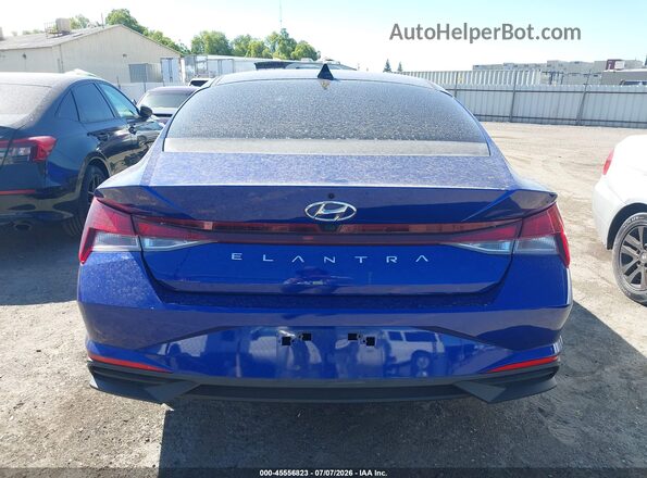 KMHLS4AG9MU184794 2021 HYUNDAI ELANTRA Blue 