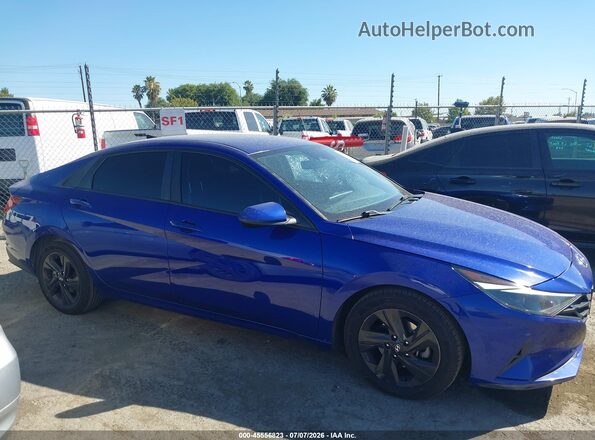 KMHLS4AG9MU184794 2021 HYUNDAI ELANTRA Blue 