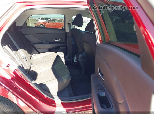 KMHLS4AG9NU337000 2022 HYUNDAI ELANTRA Red VIN კოდის სტიკერის ხედი