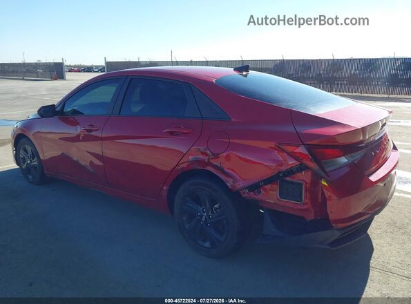 KMHLS4AG9NU337000 2022 HYUNDAI ELANTRA Red წინა ხედი