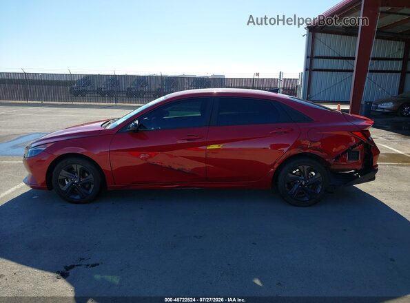 KMHLS4AG9NU337000 2022 HYUNDAI ELANTRA Red სალონის 360-გრადუსიანი ხედი