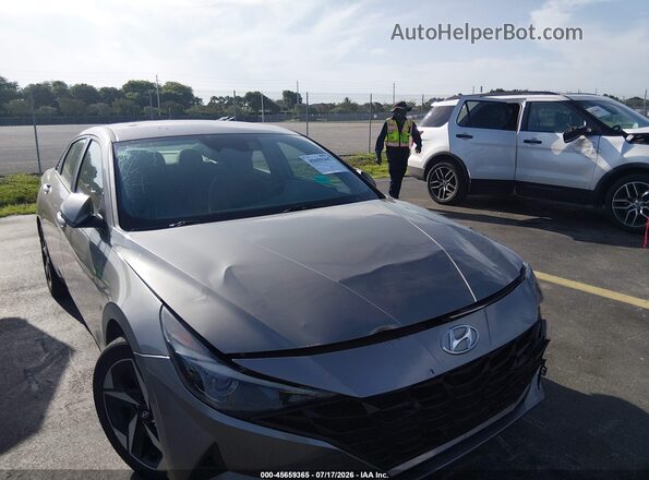 KMHLS4AG9PU452537 2023 HYUNDAI ELANTRA Gray 