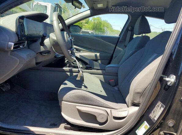 KMHLS4AG9PU514759 2023 HYUNDAI ELANTRA Black Вид салону спереду