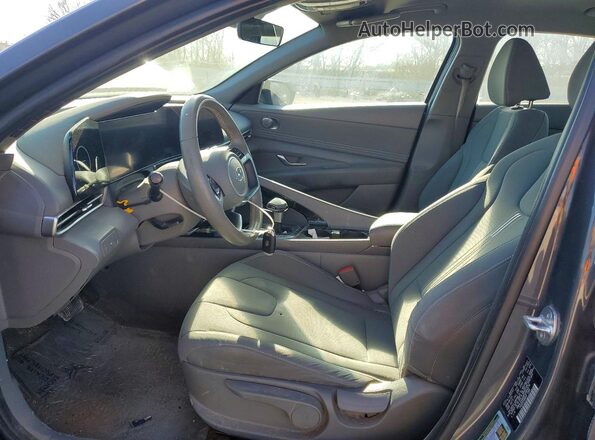 KMHLS4AG9PU564576 2023 HYUNDAI ELANTRA Gray Front interior view