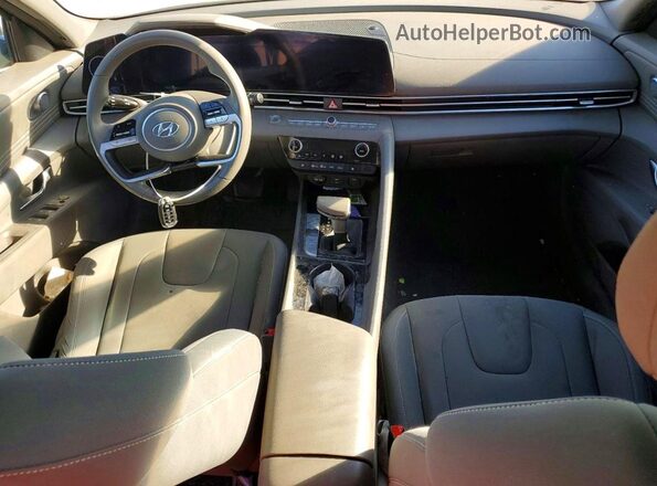 KMHLS4AG9PU564576 2023 HYUNDAI ELANTRA Gray Dashboard view