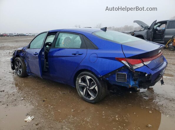 KMHLS4AG9PU565677 2023 HYUNDAI ELANTRA Blue უკანა მარცხენა