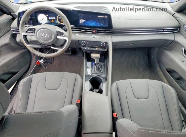KMHLS4AG9PU565677 2023 HYUNDAI ELANTRA Blue წინა პანელის ხედი